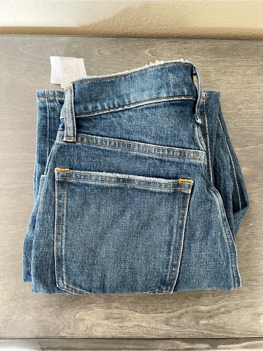 Abercrombie & Fitch Straight-Leg Blue Denim Jeans